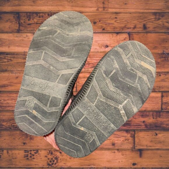 5 for $25🔥Cat & Jack Black Faux Fur Booties Girls Size 6 - Picture 5 of 8